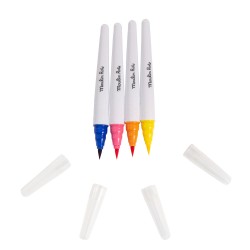 Boite 12 feutres pinceaux - Les Schmouks - Moulin Roty