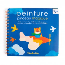 Livre de coloriage magique pour les enfants à partir de 18 mois - Les Popipop - Moulin Roty