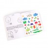 Malbuch mit Sticker - für Kinder ab 3 Jahren - Les Popipop  - Moulin Roty