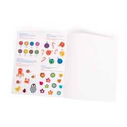Malbuch mit Sticker - für Kinder ab 3 Jahren - Les Popipop  - Moulin Roty