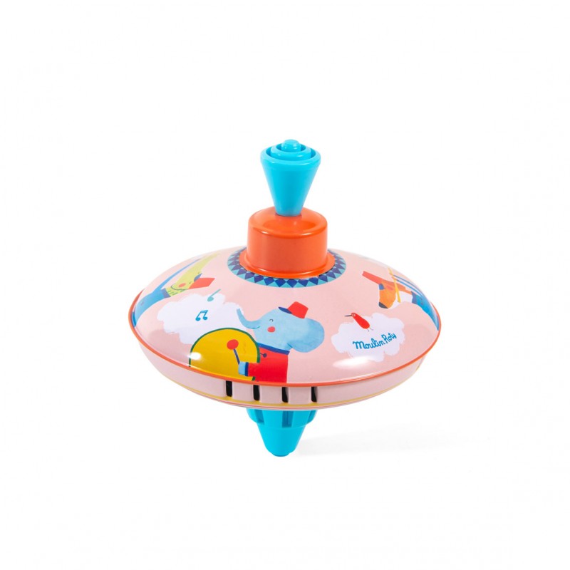 Petite toupie vintage en métal - Moulin Roty