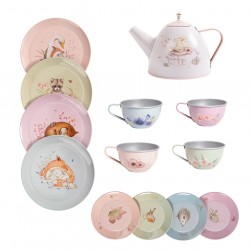 Teeservice im Koffer - Les Rosalies - Moulin Roty