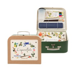 Künstler Malkoffer - Aquarellfarben und Pinsel für Kinder - Le Jardin - Moulin Rotyoulin Roty