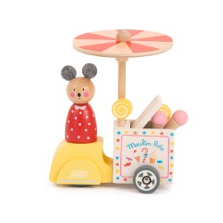 Dreirad Eisstandwagen mit Nini - La grande Famille - Moulin Roty