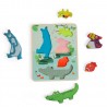 Sensorisches Puzzle 5 Teile für Kinder ab 1 Jahr - Moulin Roty