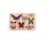 Puzzle papillons multicolores en bois - Bajo