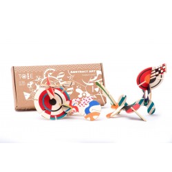 Le puzzle Abstract Art Kandinsky en bois à partir de 3 ans - Bajo