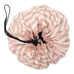 Tapis de jeu & sac à jouets stripes pink - Play&Go