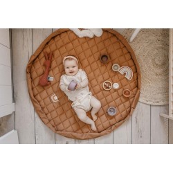 Play&Go - organic babymat & bag soft tawny brown