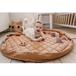 Play&Go - organic babymat & bag soft tawny brown