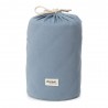 Play&Go - organic babymat & bag soft dusty blue