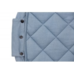 Play&Go - organic babymat & bag soft dusty blue