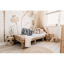 Play&Go - organic babymat & bag soft dusty blue