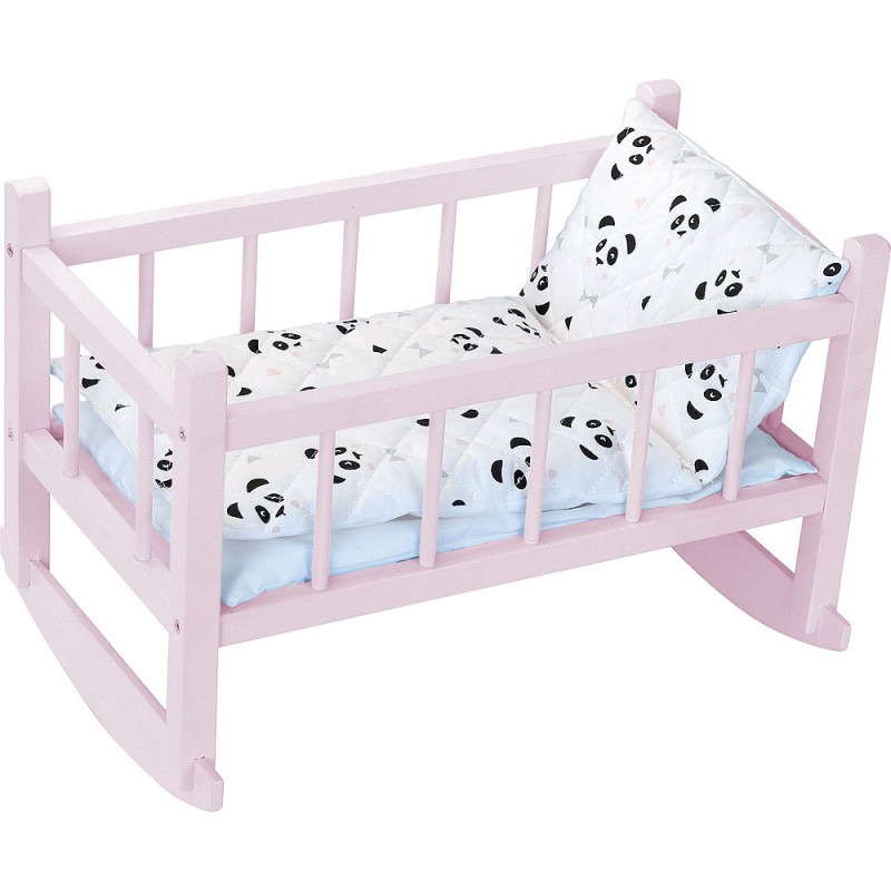 Puppenbett rosa Panda, Petitcollin