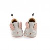 Chaussons cuir lapin gris 0-6 mois