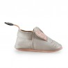 Chaussons cuir lapin gris 12-18 mois