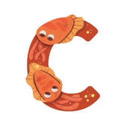 Lettres en bois pour la chambre d'enfant - Moulin Roty