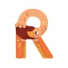 Moulin Roty,Holz Buchstabe orange R