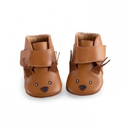 Chaussons en cuir pour bébé - Moulin Roty