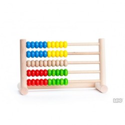 Calculatrice éducative 50 Abacus en bois - Bajo