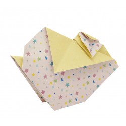 Origami zum falten - Kücken - Fridolin