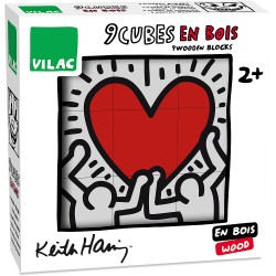 Würfel Puzzle Keith Haring