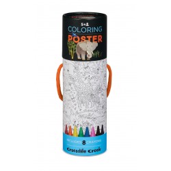 Color a Poster Jungle Tiere