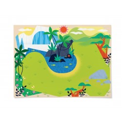 Color Stickers - ausmalstickers Dschungel - Crocodile Creek