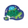 12 pc Mini Puzzle Schildkröten - Crocodile Creek