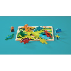 Wood Puzzle Dinosaurier
