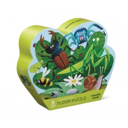Shaped Puzzle Käfer im Garten - 36 Teile - Crocodile Creek