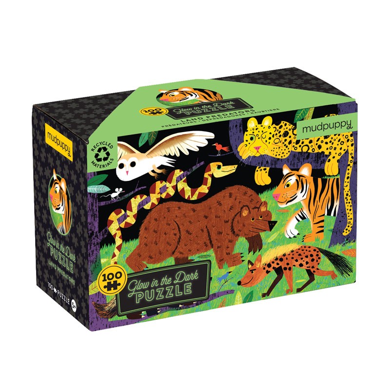 Glow in Dark Puzzle Land Predators