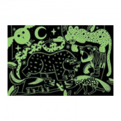 Glow in Dark Puzzle Land Predators