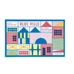 Jouet de cubes en bois Ville - Moulin Roty