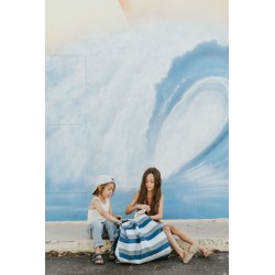 outdoor - playmat & toy bag Green Stripes