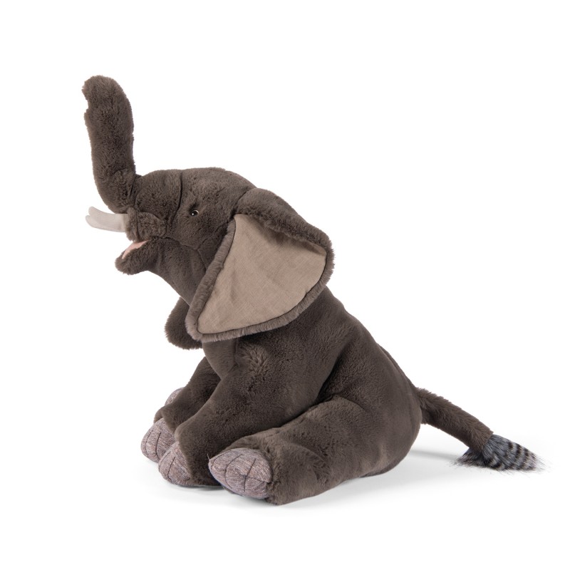 Grand éléphant en peluche - Tout autour du monde - Moulin Roty Grand éléphant en peluche - Tout autour du monde - Moulin Roty
