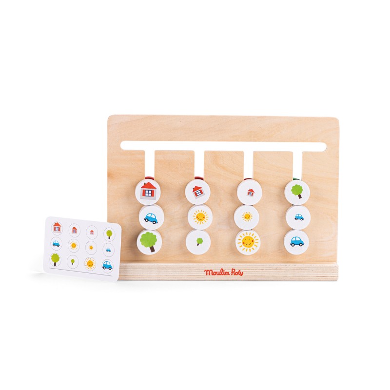 Jeu de labyrinthe en bois pour les enfants à partir de 3 ans  - Les Popipop