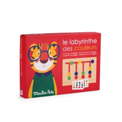 Jeu de labyrinthe en bois pour les enfants à partir de 3 ans  - Les Popipop