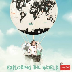 Spielmatte & Spielzeugtasche Worldmap - Play&Go