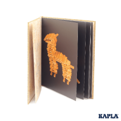 KAPLA® livre d'art n° 4 beige - construire selon les instructions - l'origina