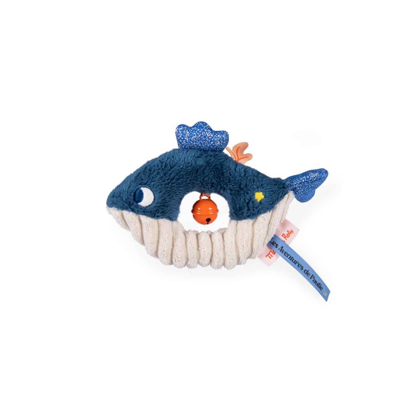 Hochet baleine - Les Aventures de Paulie - Moulin Roty