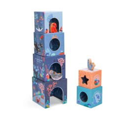 Cubes empilables -  Les Aventures de Paulie - Moulin Roty