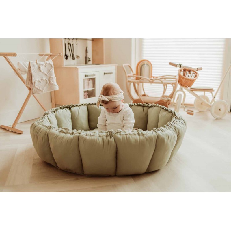 organic babymat & cocoon green - Play & Go - bloom
