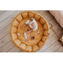 organic babymat & cocoon mustard  - Play & Go - bloom