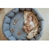 organic babymat & cocoon dusty blue - Play & Go - bloom