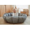 organic babymat & cocoon dusty blue - Play & Go - bloom