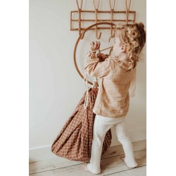 Spielmatte & Spielzeugtasche organic grid brown - Play & Go Spielsack und Aufbewahrung