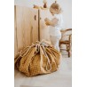 Tapis de jeu & sac à jouets organic grid Mustard - Play & Go Spielsack und Aufbewahrung