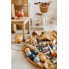 Tapis de jeu & sac à jouets organic grid Mustard - Play & Go Spielsack und Aufbewahrung