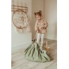 Tapis de jeu & sac à jouets organic grid green - Play & Go